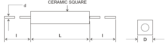 Ceramic Encased Wire Wound Resistor